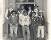 dojezd &quot;mezikontinentálního&quot; Čs.Pony Expressu v Suchdole n.O. v r.1990 - foto s americkými jezdci